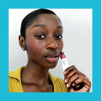 glossier micro-influencer black American promoting the product