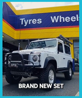 BFGoodrich product marketing example in the social media story section
