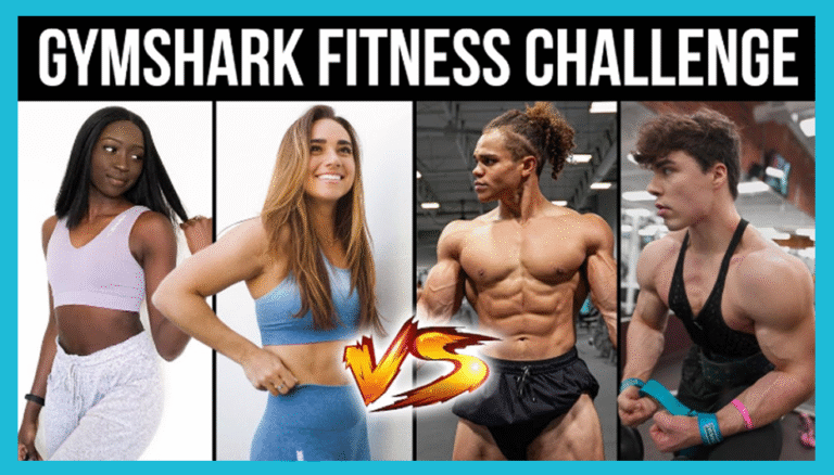 GymShark micro-influencer content featuring before an after results