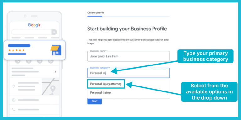 Remember to fill out correct information about company name and category in the business profile settings