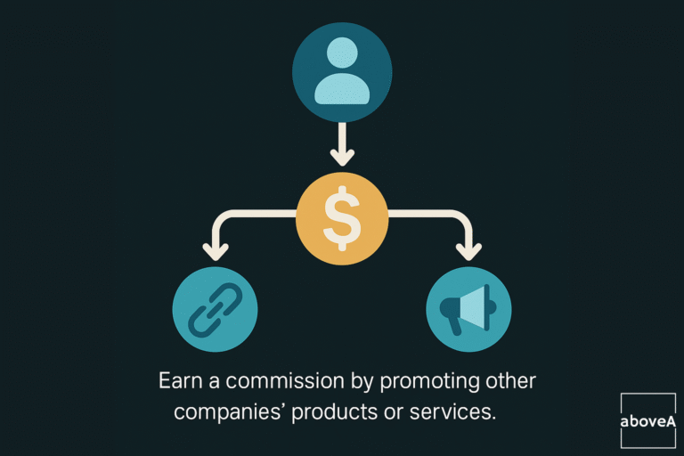 a map of how affiliate marketing can generate revenue for both parties