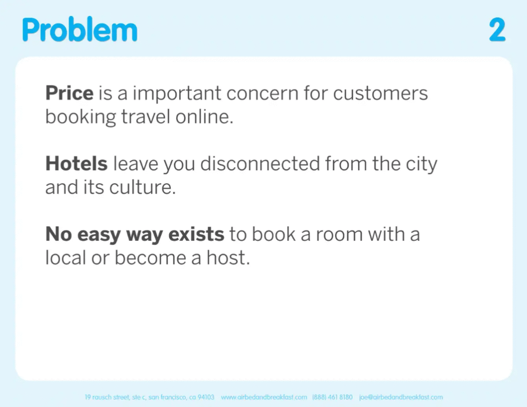 AIRBNB pitch deck example