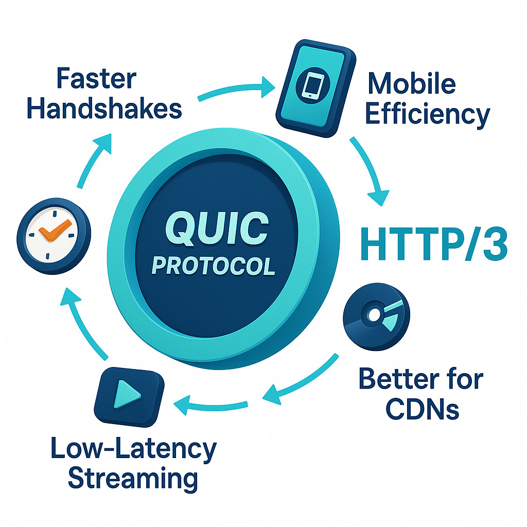 Infographic on how to Enable HTTP/3 and QUIC Support