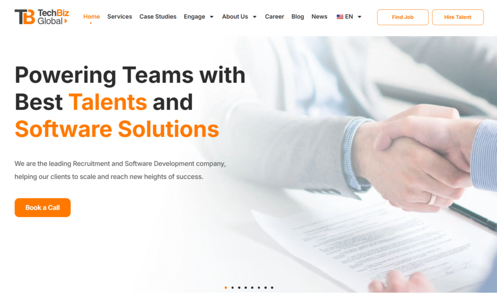 TechBiz Global website photo