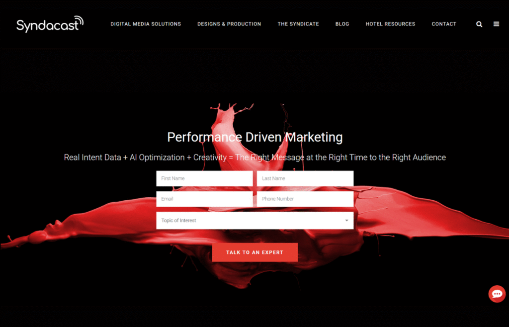 Syndicate agency website