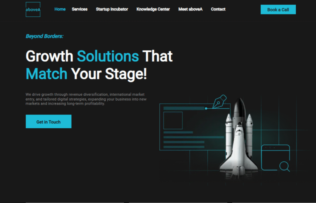 aboveA website - the best growth focused agency in Thailand
