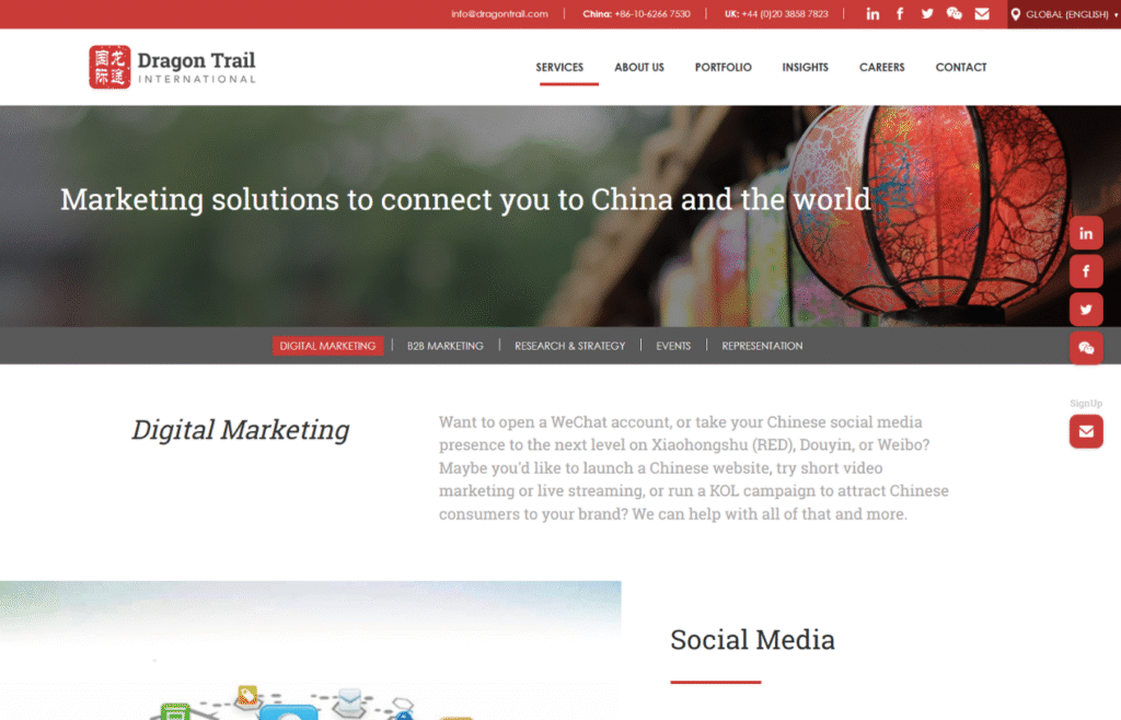 dragontrail agency the best pick for extending your market reach to Chinese market