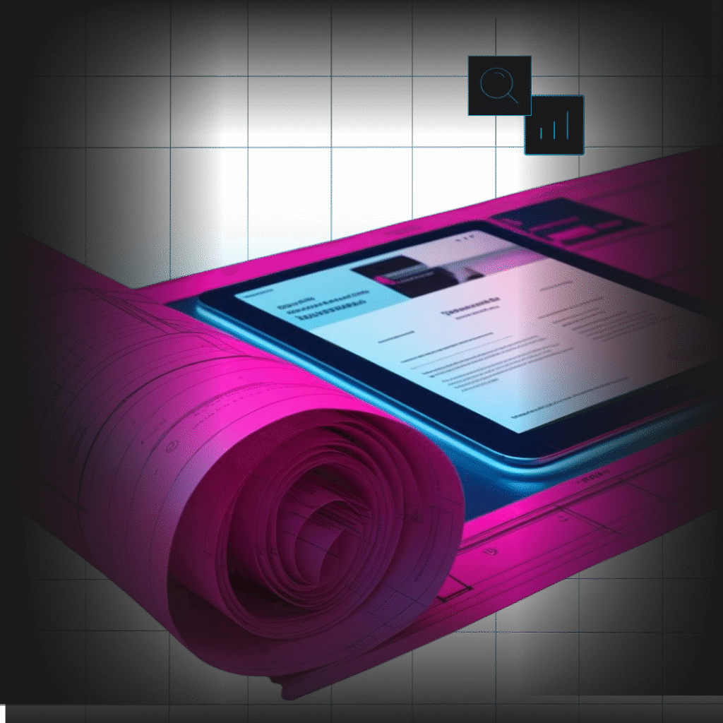 aboveA infographic about Architecture & Design Firm Digital Growth