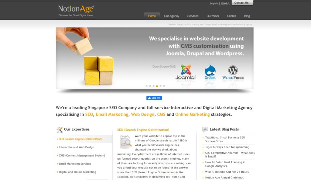 Notion Age agency for seo