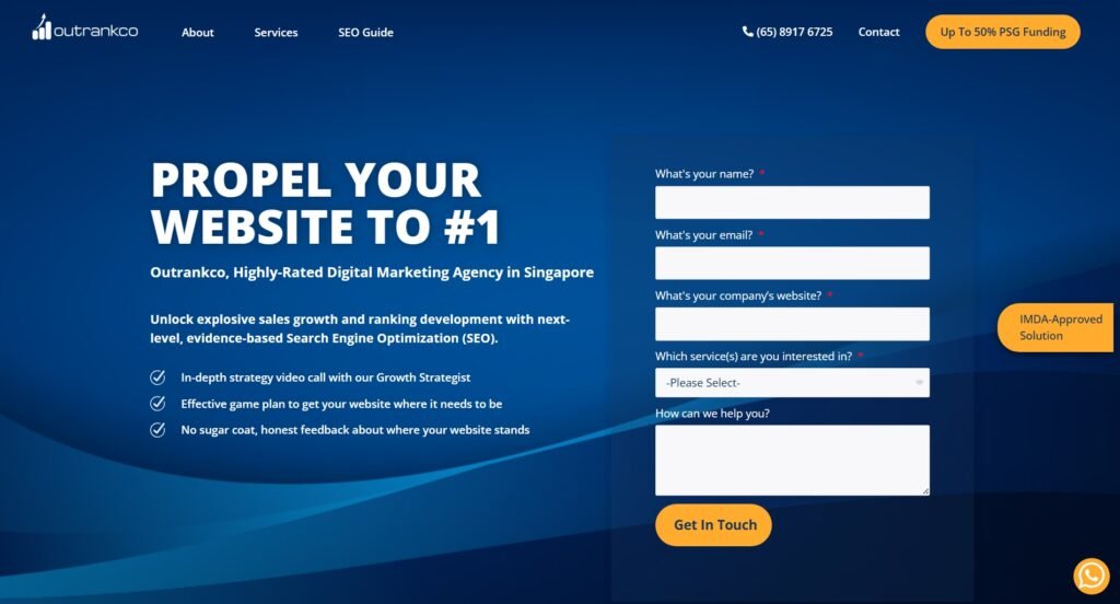 Outrankco - a practical Singaporean SEO agency
