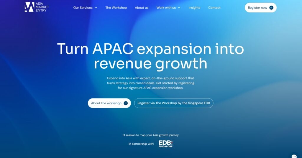 Asia market entry company APAC expansion into revenue growth