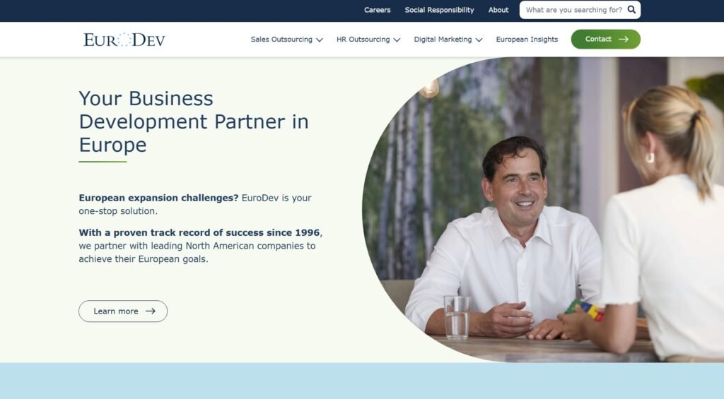 EuroDev is a European business development partner in 2026