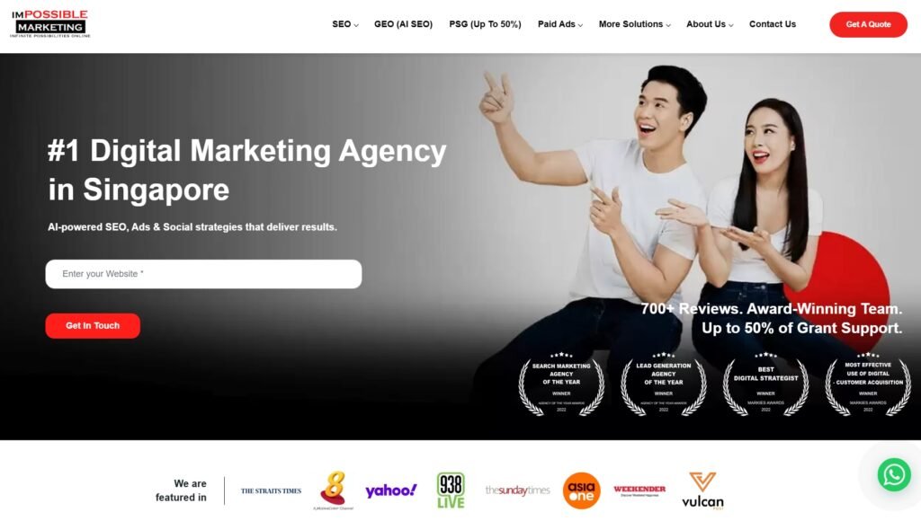 Impossible marketing agency AI-powered SEO, Ads & Social strategies that deliver results