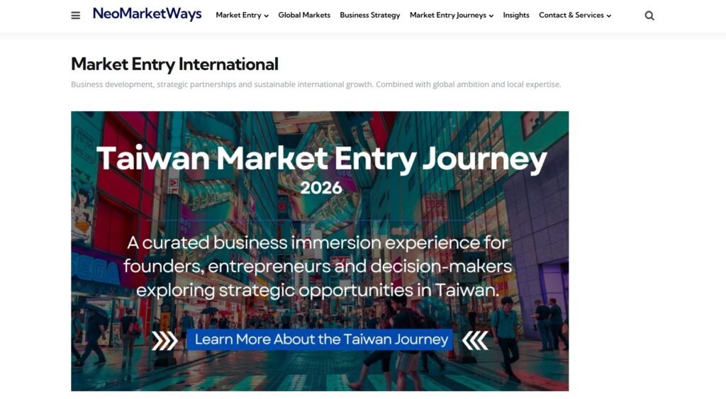Neomarketways Business development, strategic partnerships and sustainable international growth. Combined with global ambition and local expertise