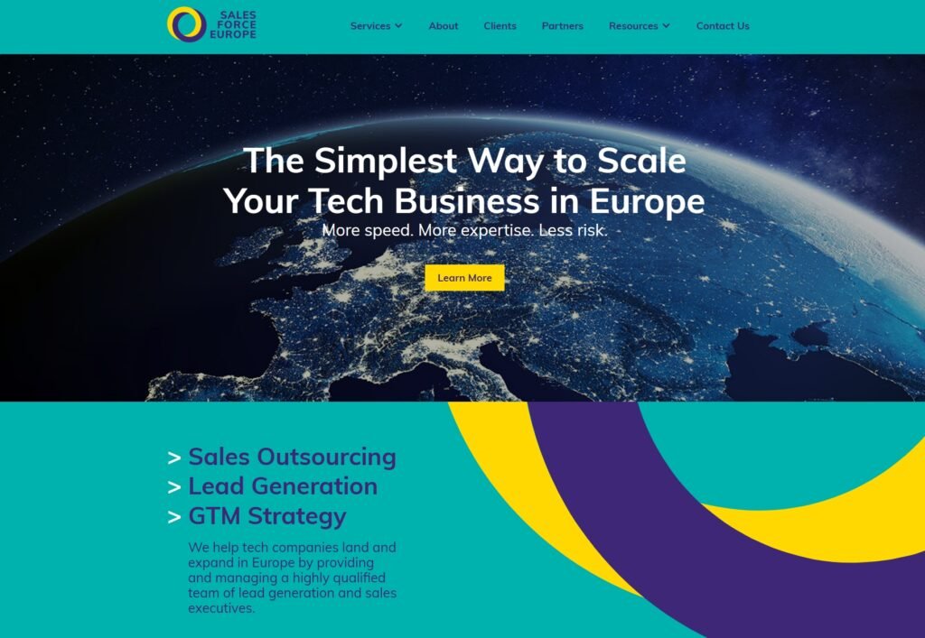 SalesForce Europe help tech companies land and expand in Europe by providing and managing a highly qualified team of lead generation and sales executives.
