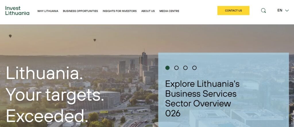 Invest Lithuania, the country‘s Investment Promotion Agency, is a one-stop shop that informs, connects and supports foreign and large-scale Lithuanian projects, all free of charge.