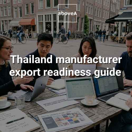 Thailand manufacturer export readiness guide | aboveA