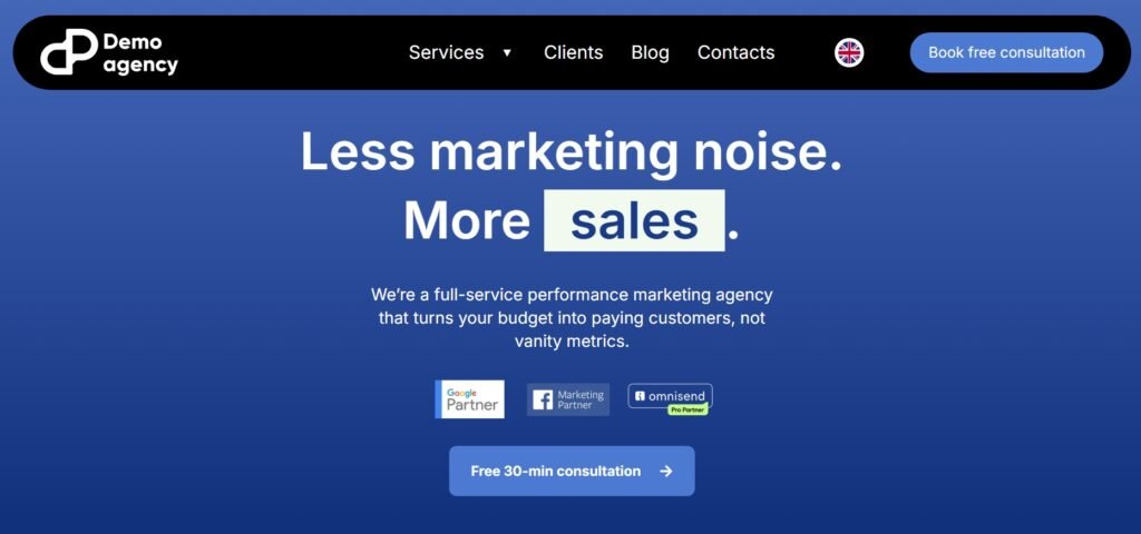 demoagency is full-service performance marketing agency