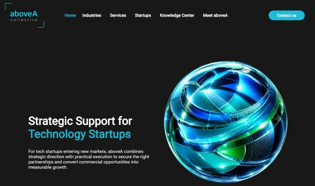 aboveA Collective website