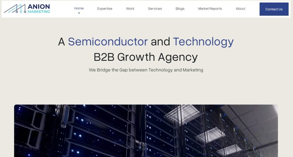 anionmarketing Bridge the Gap between Technology and Marketing