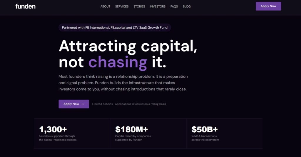 funden Partnered with FE International, FE.capital and LTV SaaS Growth Fund