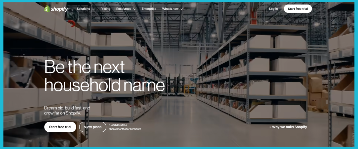 E-com Shopify platform